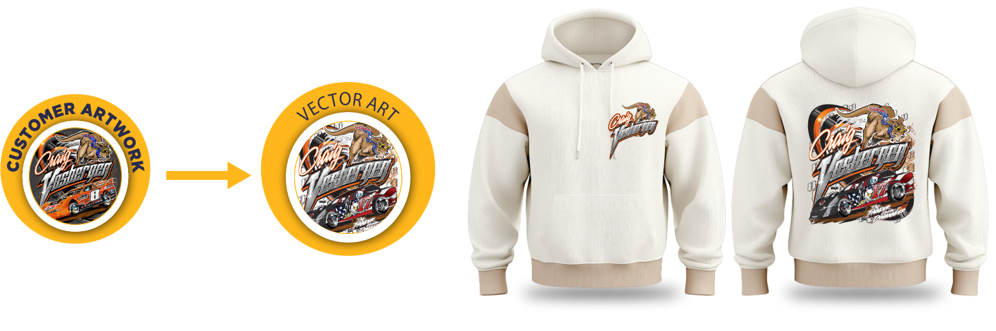 Vector art mockup